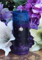 Twilight Sunset Candle 2.5x6 . Summer Evening Illumination, Love. With Exotic Dark Sandalwood, Vetiver, Bergamot, Lime, Black Lily, Camillia
