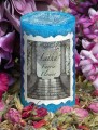 Faerie Flower Shimmering 2x3 Pillar Candle . Lavender, Musk, Sandalwood, Moss & Violet . Summer Solstice, Midsummer, Faerie Magick